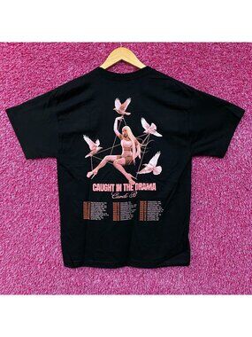 Cardi B Caught in the Drama "Little Miss Drama Tour" Graphic T-Shirt Medium